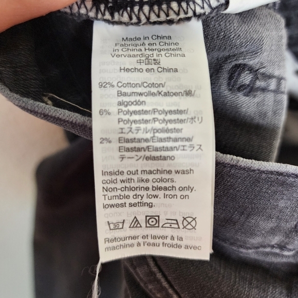 Madewell Cali Demi Boot Button Fly Denim Jeans 24 - Picture 7 of 8